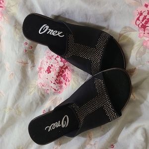 Black "Andi" Finest by Onex Wedge heel shoe